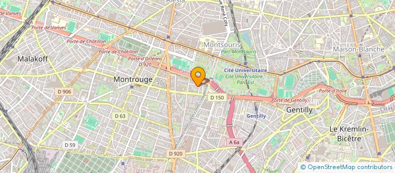 localisation de l'entreprise MONSIEUR RICHARD GUILLANDE  MONTROUGE