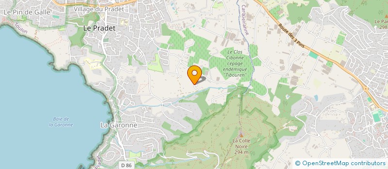 localisation de l'entreprise MONSIEUR RICHARD GUINEFOLEAU  LE PRADET