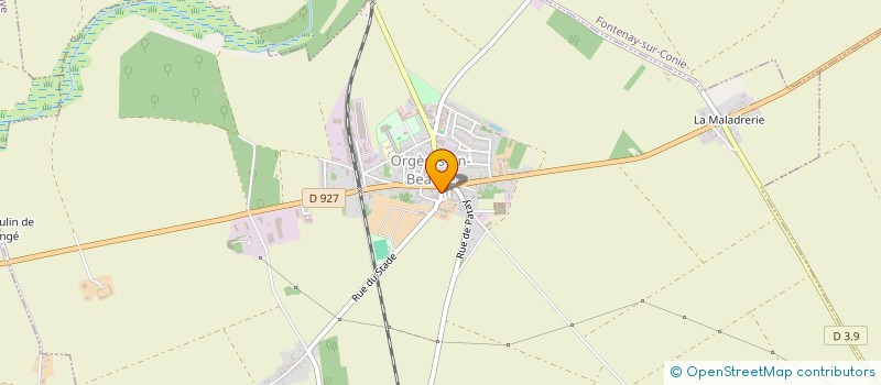 localisation de l'entreprise MONSIEUR RICHARD GUIPPE à ORGERES-EN-BEAUCE