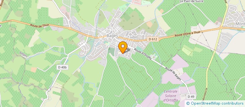 localisation de l'entreprise MONSIEUR RICHARD GUTIERREZ  BAGES