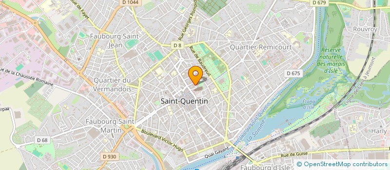 localisation de l'entreprise MONSIEUR RICHARD HAMON à SAINT-QUENTIN