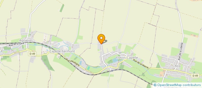 localisation de l'entreprise MONSIEUR RICHARD HANARD  FREVIN-CAPELLE