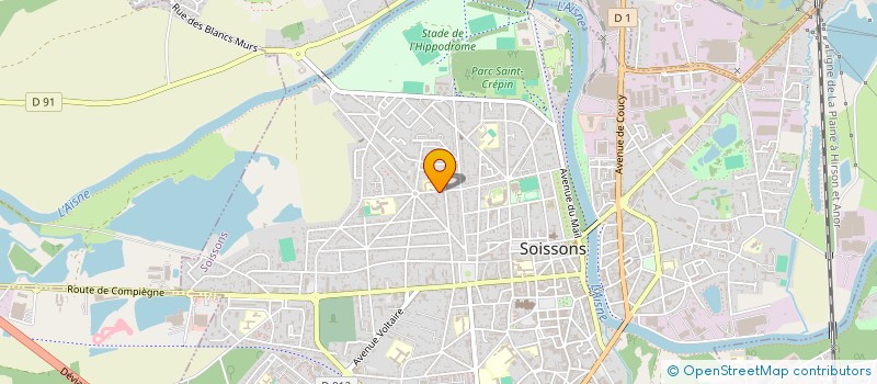 localisation de l'entreprise MONSIEUR RICHARD HEMERY à SOISSONS