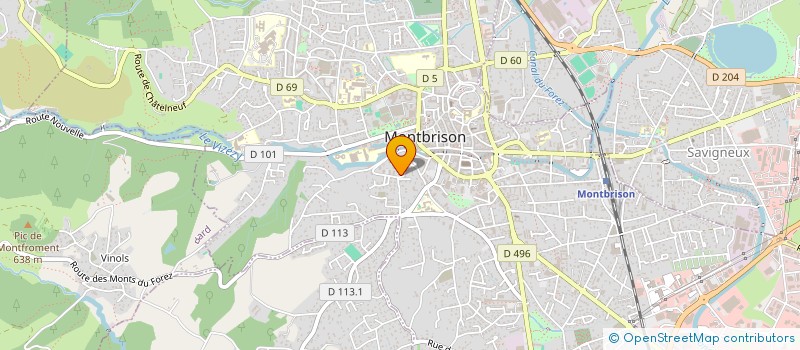 localisation de l'entreprise MONSIEUR RICHARD HENRY à MONTBRISON