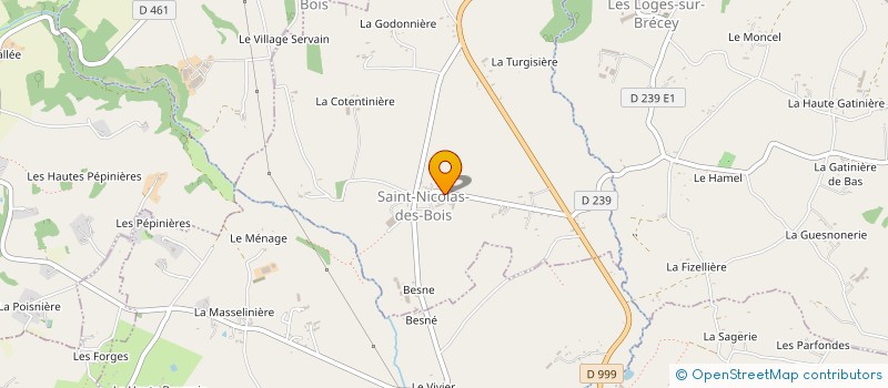 localisation de l'entreprise MONSIEUR RICHARD HERPIN  LE GRAND-CELLAND