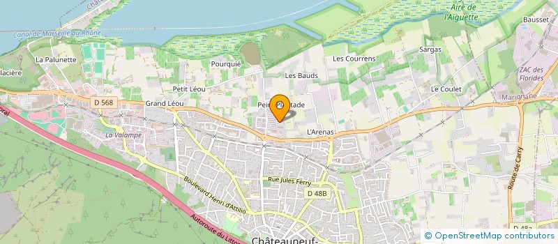 localisation de l'entreprise MONSIEUR RICHARD HERRMANN  CHATEAUNEUF-LES-MARTIGUES