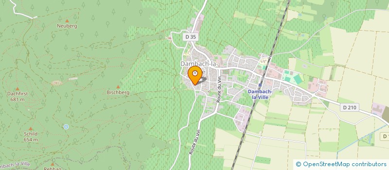 localisation de l'entreprise MONSIEUR RICHARD HERTRICH  DAMBACH-LA-VILLE