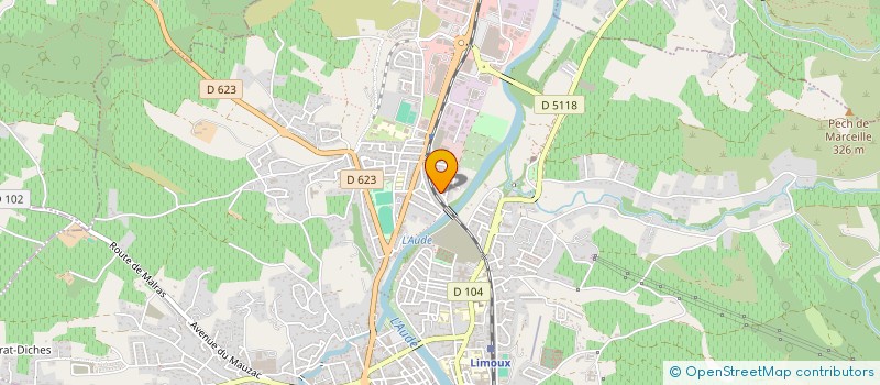 localisation de l'entreprise MONSIEUR RICHARD HITIER  LIMOUX