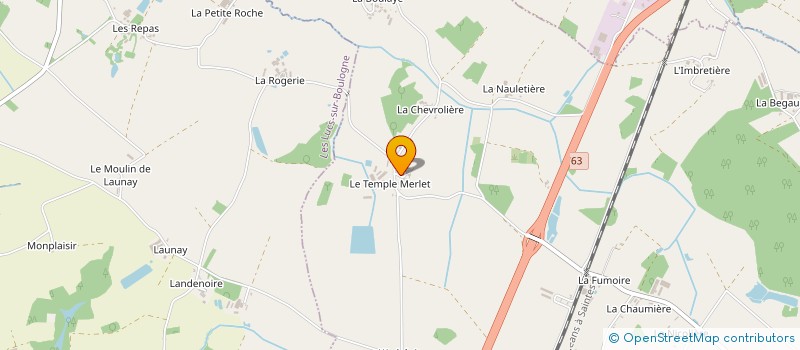 localisation de l'entreprise MONSIEUR RICHARD HOAREAU à SAINT-DENIS-LA-CHEVASSE