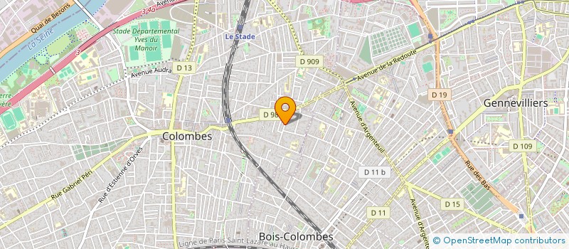 localisation de l'entreprise MONSIEUR RICHARD HOFFNER à COLOMBES