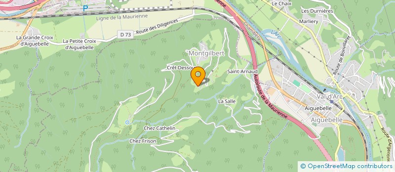 localisation de l'entreprise MONSIEUR RICHARD HULOT  MONTGILBERT