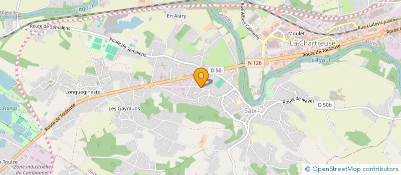 localisation de l'entreprise MONSIEUR RICHARD HURIER  SAIX