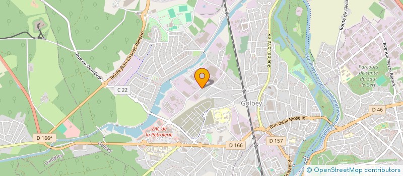 localisation de l'entreprise MONSIEUR RICHARD JEANNEY  GOLBEY