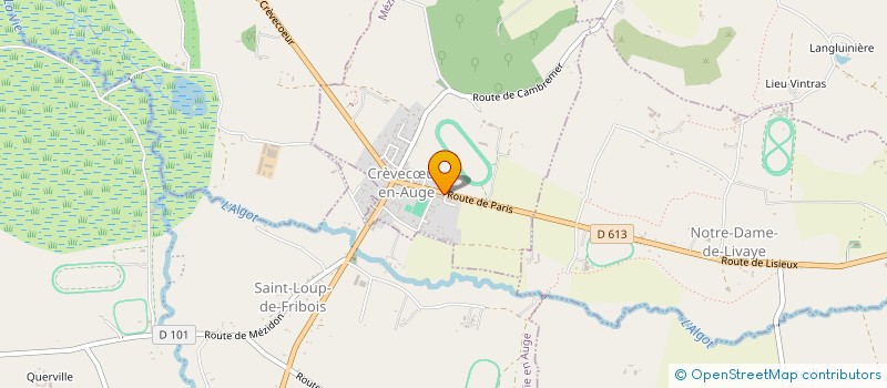 localisation de l'entreprise MONSIEUR RICHARD JOUAN  MEZIDON VALLEE D'AUGE