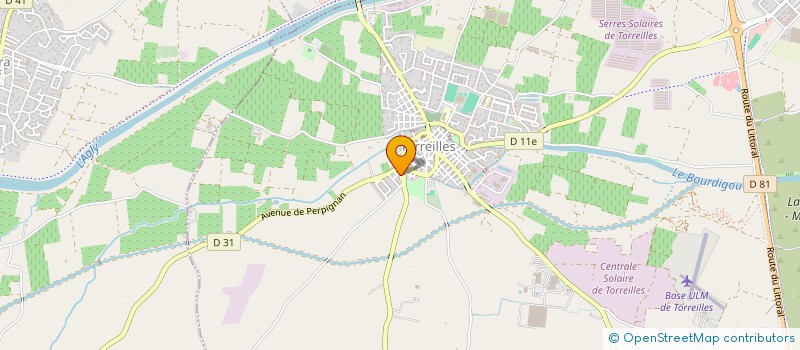 localisation de l'entreprise MONSIEUR RICHARD JOUE  TORREILLES