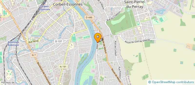 localisation de l'entreprise MONSIEUR RICHARD JUDZINSKI à SAINTRY-SUR-SEINE