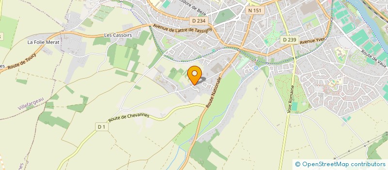 localisation de l'entreprise MONSIEUR RICHARD JUX à AUXERRE