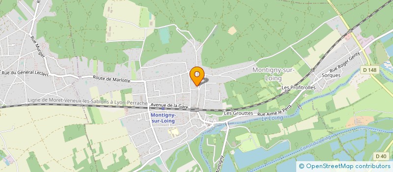 localisation de l'entreprise MONSIEUR RICHARD KANNENGIESSER  MONTIGNY-SUR-LOING