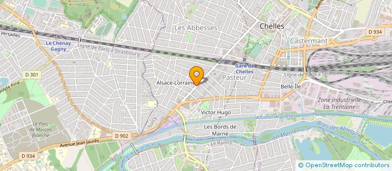 localisation de l'entreprise MONSIEUR RICHARD KASBI à CHELLES