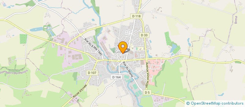 localisation de l'entreprise MONSIEUR RICHARD KENDALL  GORRON