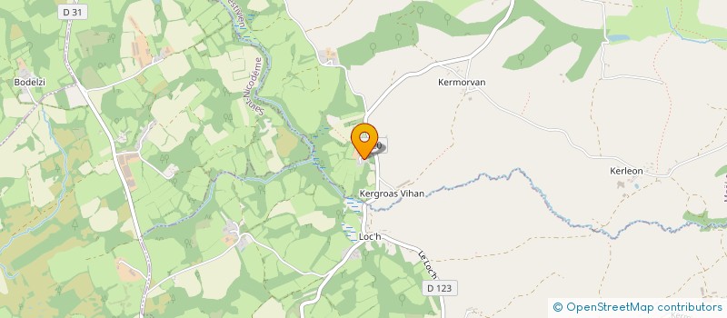 localisation de l'entreprise MONSIEUR RICHARD KING  MAEL-PESTIVIEN