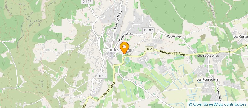 localisation de l'entreprise MONSIEUR RICHARD KITAEFF à GORDES