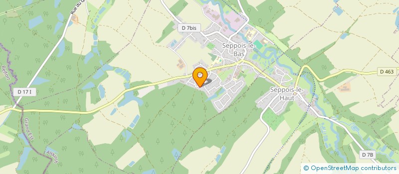 localisation de l'entreprise MONSIEUR RICHARD KLINGER  SEPPOIS-LE-BAS