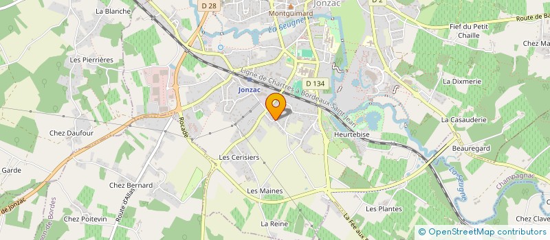 localisation de l'entreprise MONSIEUR RICHARD KROMA  JONZAC