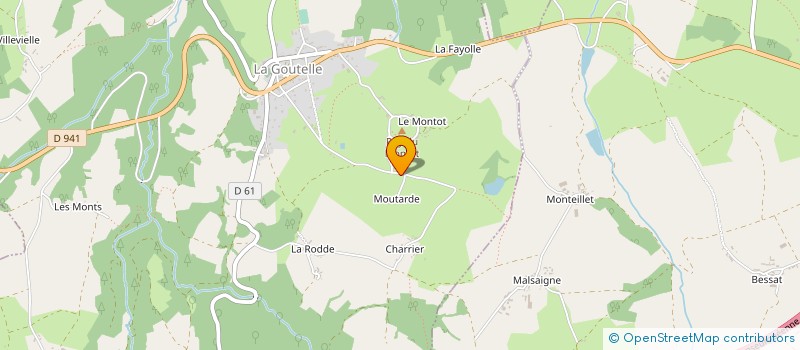 localisation de l'entreprise MONSIEUR RICHARD LABONNE à LA GOUTELLE
