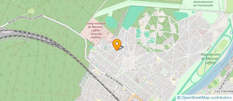 localisation de l'entreprise MONSIEUR RICHARD LABORIE  MAISONS-LAFFITTE