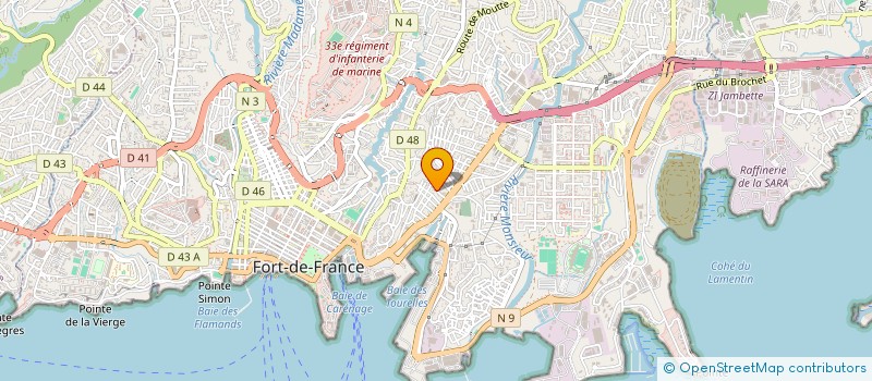 localisation de l'entreprise MONSIEUR RICHARD LACAVALERIE  FORT-DE-FRANCE