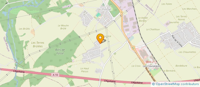 localisation de l'entreprise MONSIEUR RICHARD LAGNEAU  FOSSE