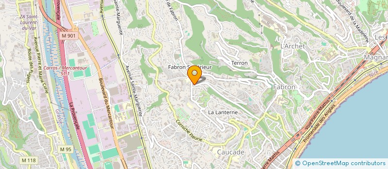 localisation de l'entreprise MONSIEUR RICHARD LAINE à NICE