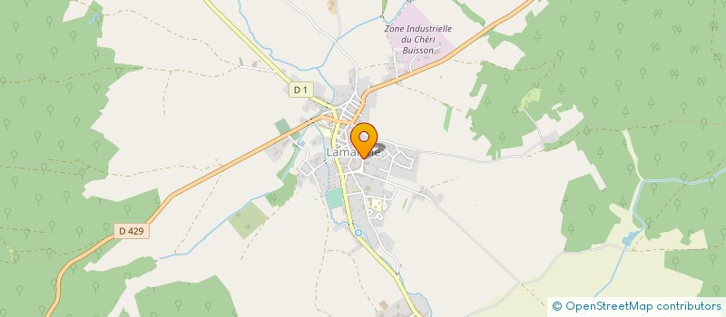 localisation de l'entreprise MONSIEUR RICHARD LALOUE à LAMARCHE