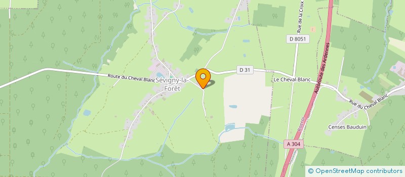 localisation de l'entreprise MONSIEUR RICHARD LAMBERT  SEVIGNY-LA-FORET