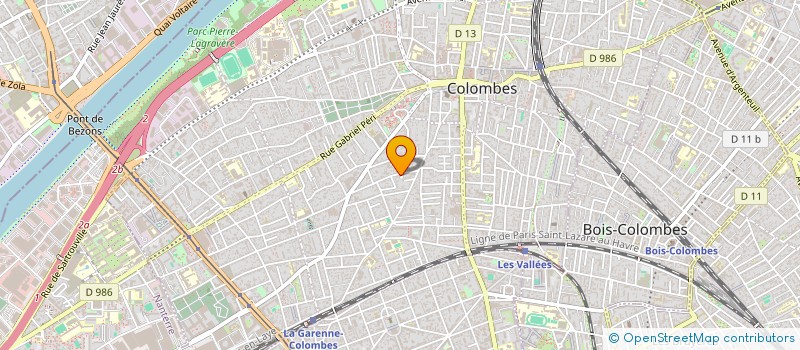 localisation de l'entreprise MONSIEUR RICHARD LAMBRUN à COLOMBES