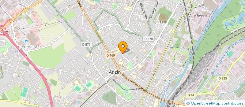 localisation de l'entreprise MONSIEUR RICHARD LAMIAUX à ANZIN