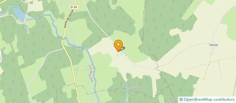 localisation de l'entreprise MONSIEUR RICHARD LAMME  ST SAULGE