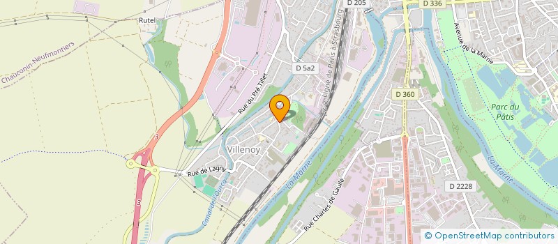 localisation de l'entreprise MONSIEUR RICHARD LAMY  VILLENOY