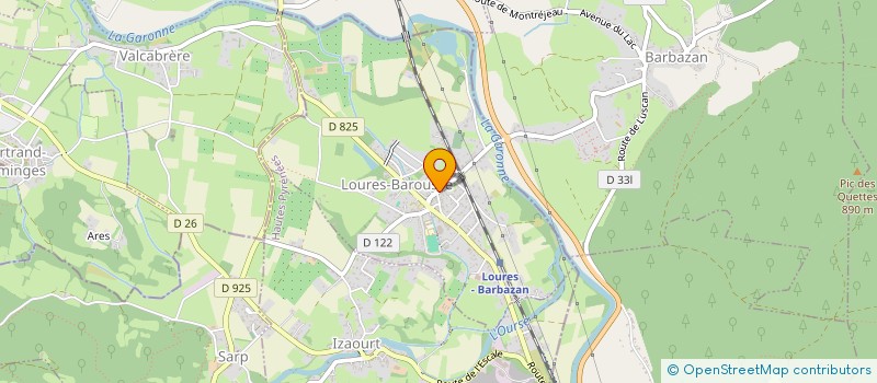 localisation de l'entreprise MONSIEUR RICHARD LANG  LOURES-BAROUSSE