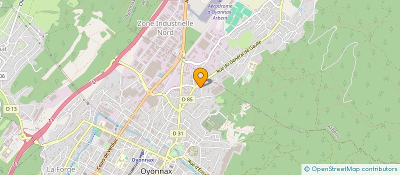 localisation de l'entreprise MONSIEUR RICHARD LANTHEMANN à OYONNAX