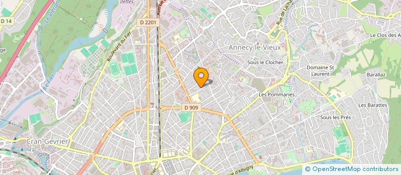 localisation de l'entreprise MONSIEUR RICHARD LARAVOIRE à ANNECY