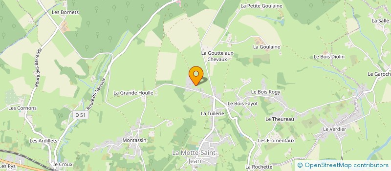 localisation de l'entreprise MONSIEUR RICHARD LARGE  LA MOTTE-SAINT-JEAN