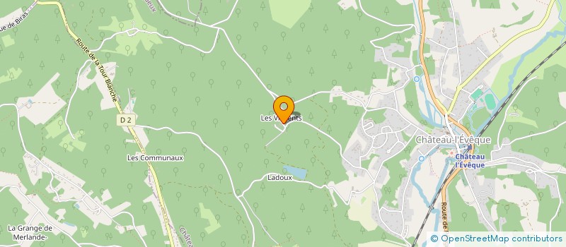 localisation de l'entreprise MONSIEUR RICHARD LAROUMAGNE  CHATEAU-L'EVEQUE