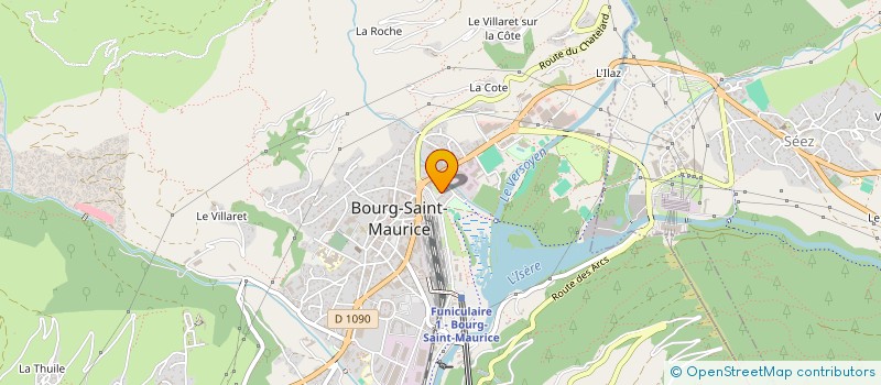 localisation de l'entreprise MONSIEUR RICHARD LAWSON  BOURG-SAINT-MAURICE