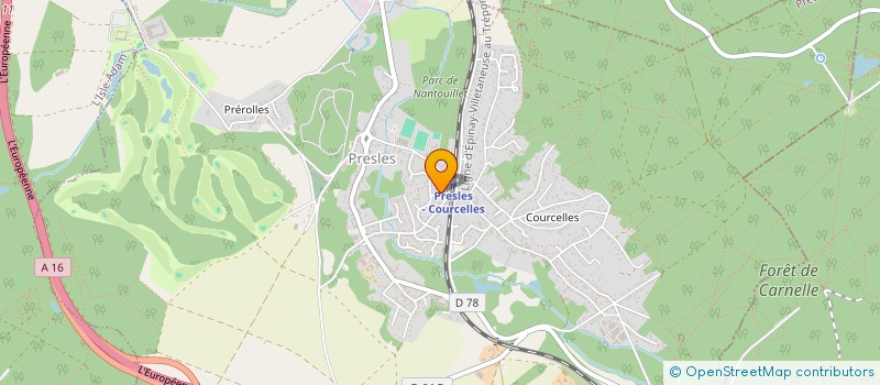 localisation de l'entreprise MONSIEUR RICHARD LE GUEN à PRESLES