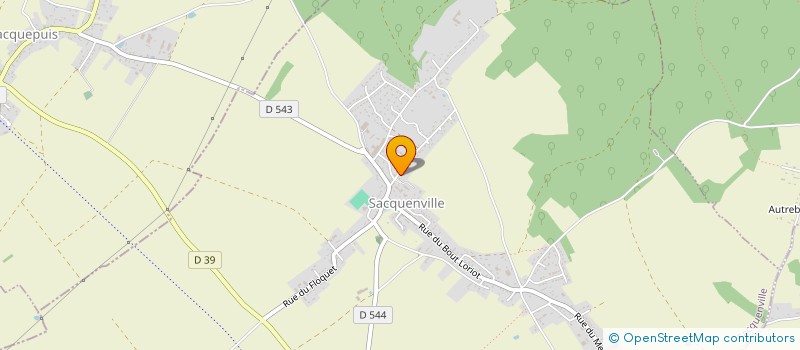 localisation de l'entreprise MONSIEUR RICHARD LECOIFFIER  SACQUENVILLE