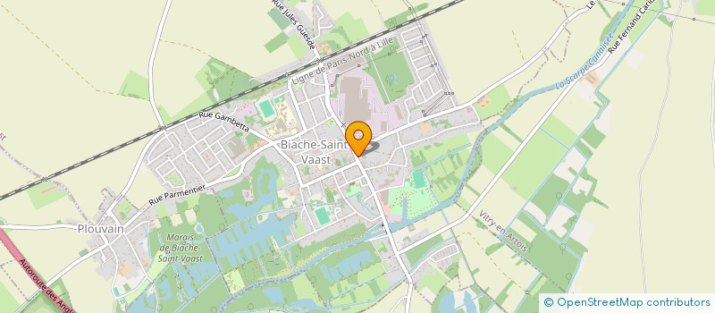 localisation de l'entreprise MONSIEUR RICHARD LEFEBVRE  BIACHE-SAINT-VAAST
