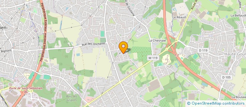 localisation de l'entreprise MONSIEUR RICHARD LEGRAND  BASSE-GOULAINE