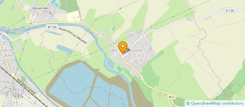 localisation de l'entreprise MONSIEUR RICHARD LEININGER  ART-SUR-MEURTHE
